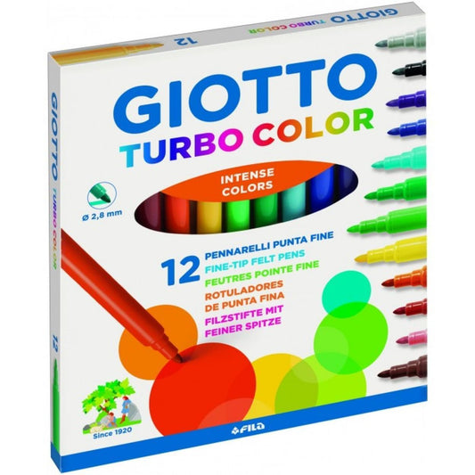 GIOTTO TURBO COLOR 12 PENNARELLI