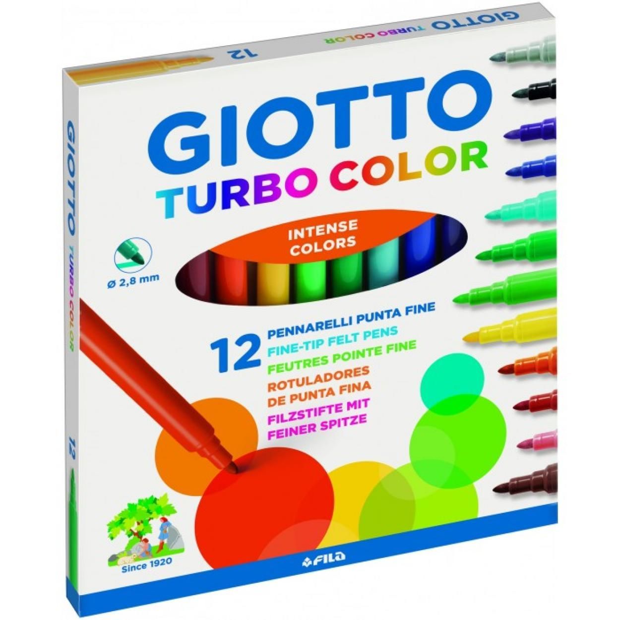 GIOTTO TURBO COLOR 12 PENNARELLI