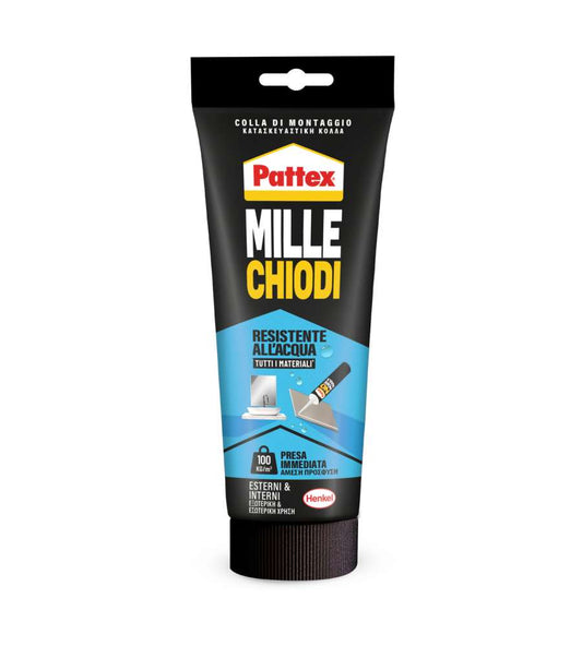 PATTEX MILLECHIODI RESISTENTE ALL'ACQUA MULTI MATERIALE 142G