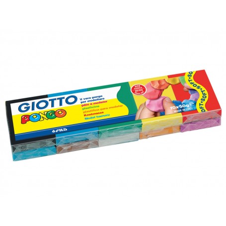 GIOTTO PONGO 10 COLORI 500GR