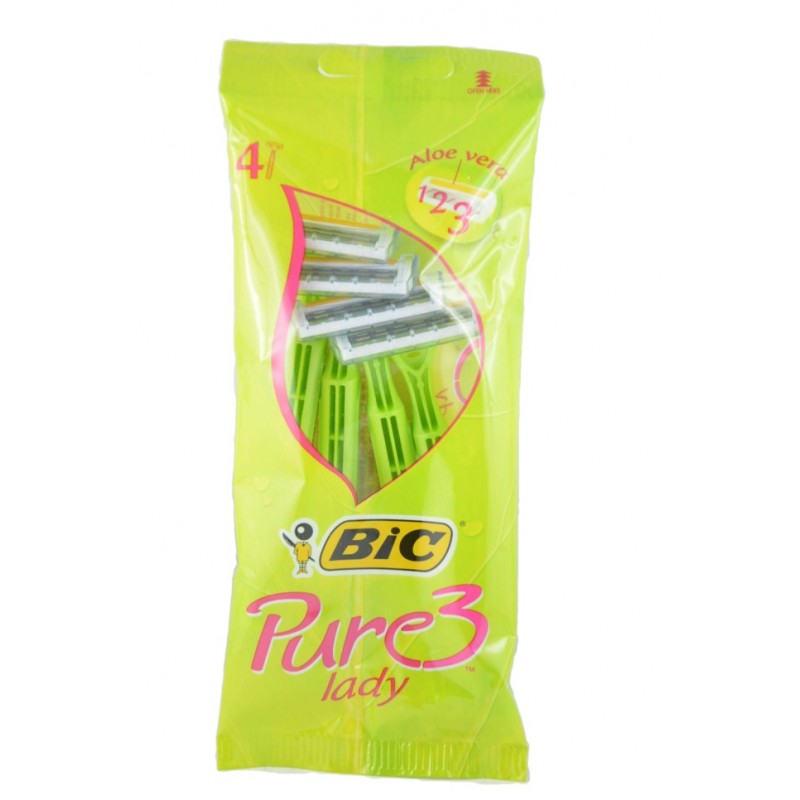 BIC RASOIO PURE LADY 3 LAME ALOE 4PZ