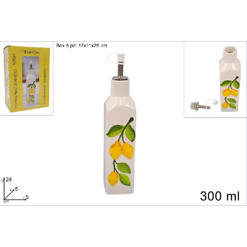 DUESSE BOTTIGLIA OLIO DECORO LIMONI 300ML