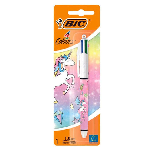 BIC PENNA 4 COLORI 1MM UNICORNO