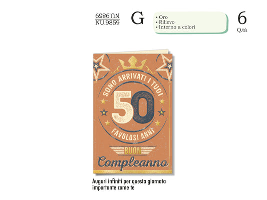 CROMO NB BIGLIETTO NUMERI 50 NU.9859