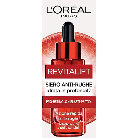 L'OREAL REVITALIFT SIERO ANTIRUGHE 30ML PRO-RETINOL + ELASTI-PEPTIDI