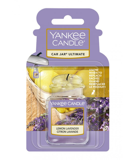 YANKEE CANDLE CAR JAR ULTIMATE LEMON LAVENDER