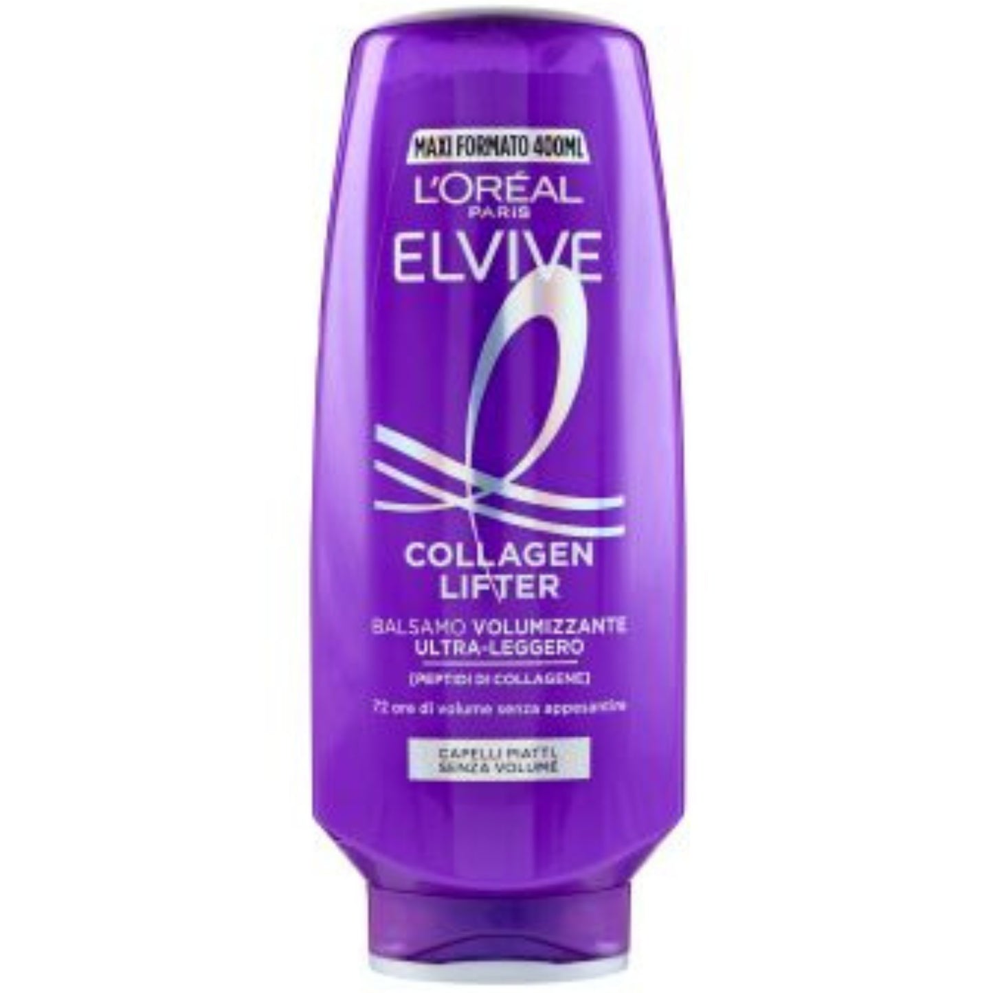 L'OREAL ELVIVE BALSAMO 400ML COLLAGENE LIFTER VOLUMIZZANTE ULTRA-LEGGERO CAPELLI PIATTI SENZA VOLUME