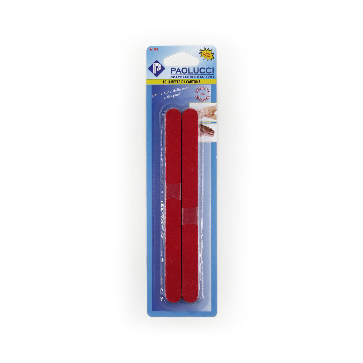 PAOLUCCI SPRINT 10 LIMETTE DI CARTONE ART.380