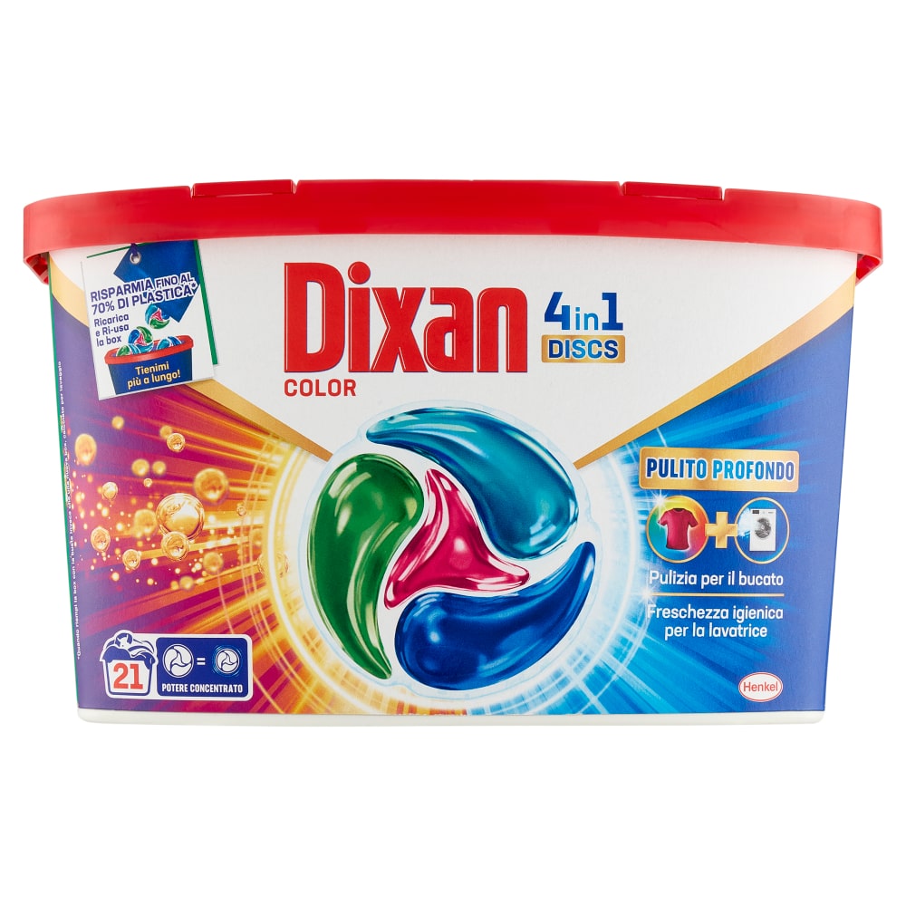 DIXAN DISCS 4IN1 21PZ COLOR