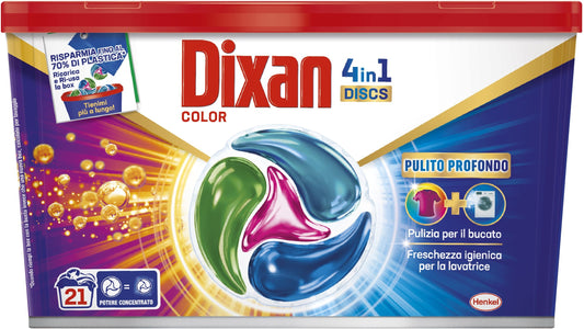 DIXAN DISCS 4IN1 21PZ COLOR PULITO PROFONDO