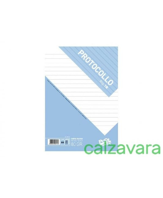 POOL OVER 20 FOGLI PROTOCOLLO A4 1 RIGO