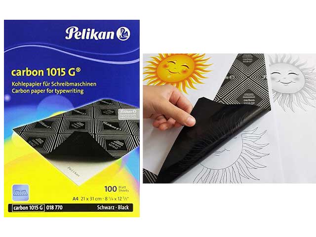 PELIKAN CARBON 1015 G CARTA CARBONE A4 1 FOGLIO NERO