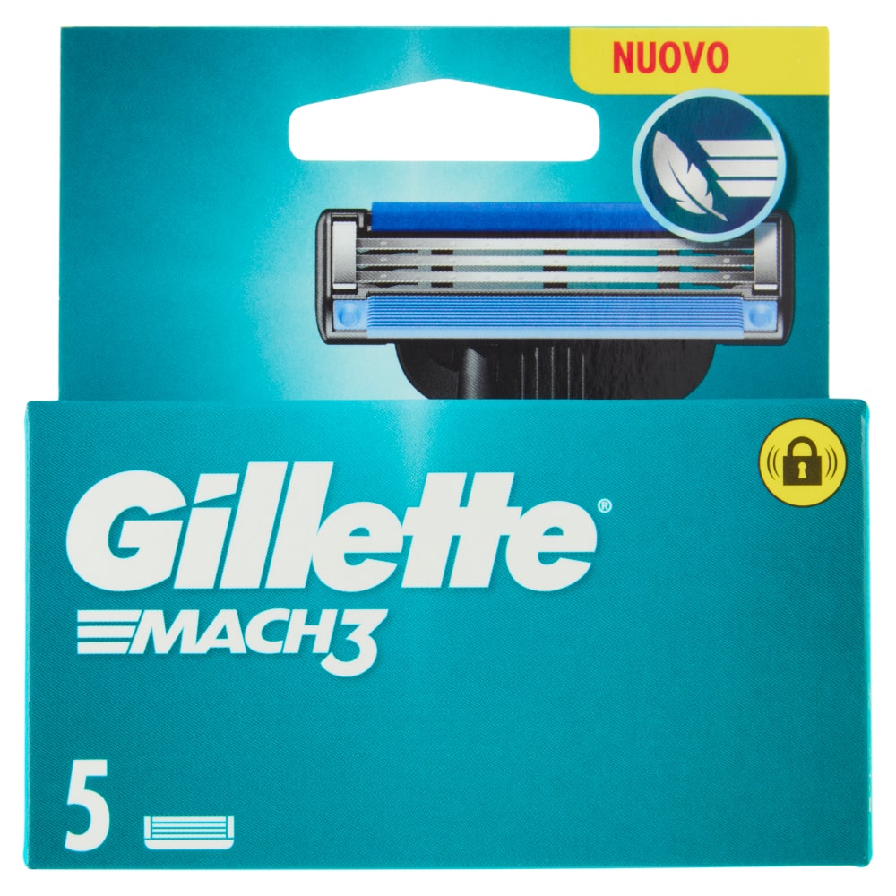 GILLETTE MACH3 RICARICHE X5 NEW