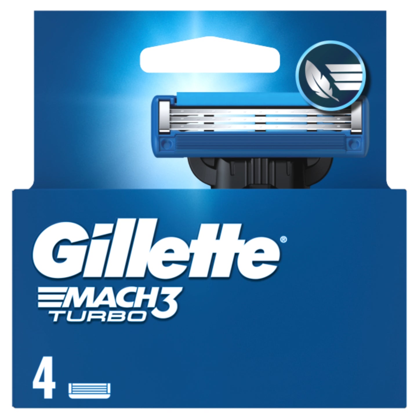 GILLETTE MACH3 TURBO RICARICHE X4