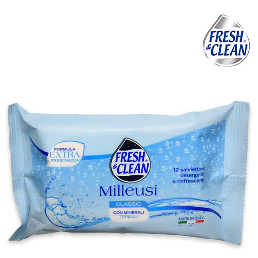 FRESH&CLEAN SALVIETTINE MILLEUSI CLASSIC X12 POCKET