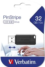 VERBATIM PINSTRIPE USB 2.0 DRIVE 32GB
