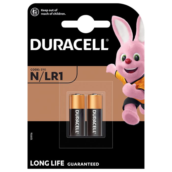 DURACELL LONG LASTING POWER CODE: N/LR1 E90 1,5V 2PZ