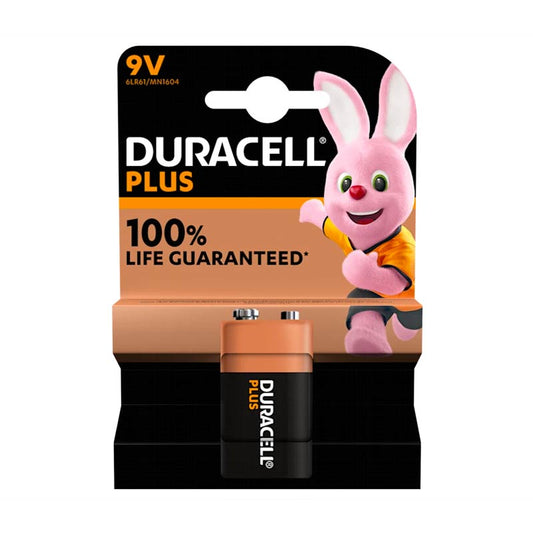DURACELL PLUS TRANSISTOR 9V 6LR61/MN1604 1PZ