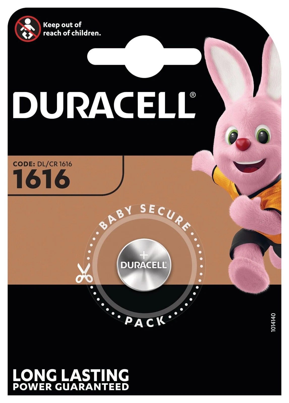 DURACELL LONG LASTING POWER CODE: 1616 DL/CR 1616 3V 1PZ