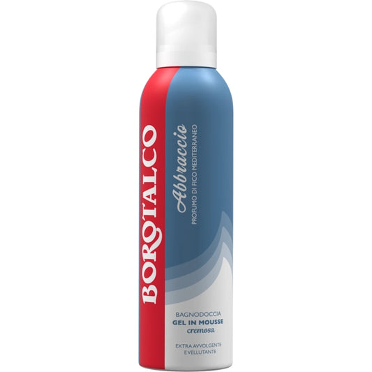 BOROTALCO BAGNODOCCIA GEL IN MOUSSE CREMOSA 200ML ABBRACCIO PROFUMO DI FICO MEDITERRANEO