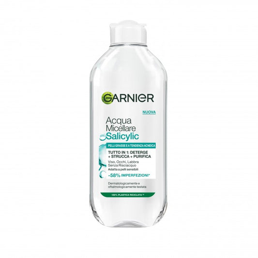 GARNIER ACQUA MICELLARE 400ML SALICYLIC PELLI GRASSE A TENDENZA ACNEICA