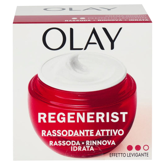 OLAZ OLAY REGENERIST CREMA GIORNO RASSODANTE ATTIVO 50ML EFFETTO LEVIGANTE