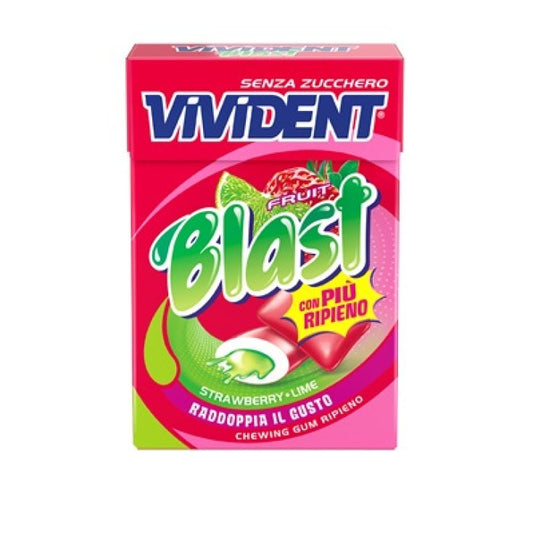 VIVIDENT BLAST FRUIT STRAWBERRY LIME 30G