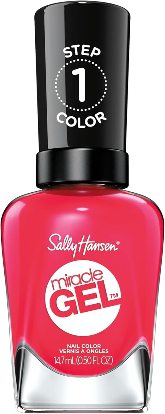 SALLY HANSEN SMALTO MIRACLE GEL 220 PINK TANK STEP 1 COLOR