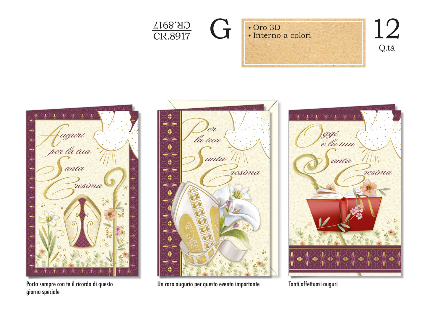 CROMO NB BIGLIETTO CRESIMA CR.8917