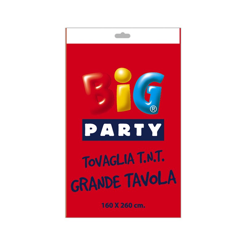 BIG PARTY TOVAGLIA TNT 160X260 ROSSA