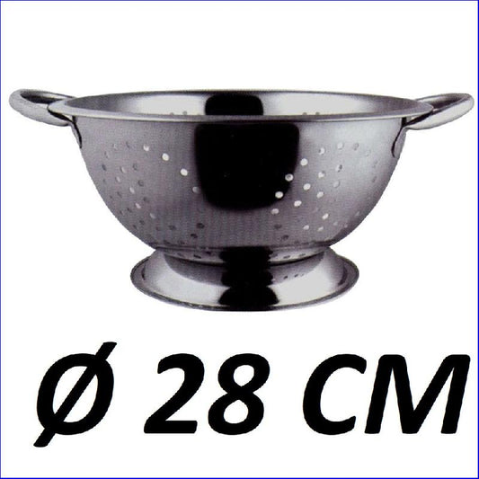 BORELLA COLAPASTA INOX CM.28