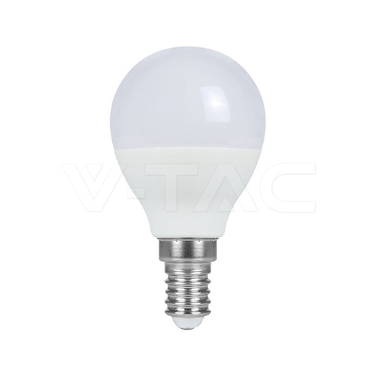 V-TAC LED P45 BULB SFERA E14 6.5W=45W 6500K