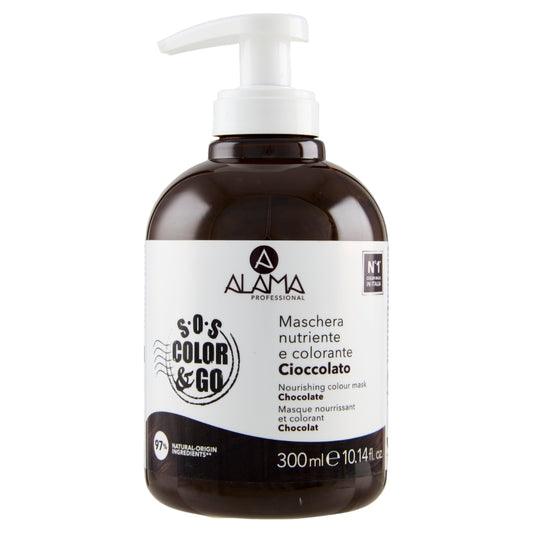 ALAMA PROFESSIONAL S.O.S COLOR & GO MASCHERA NUTRIENTE E COLORANTE 300ML CIOCCOLATO