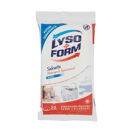 LYSOFORM SALVIETTE DETERGENTI IGIENIZZANTI 30PZ OCEAN