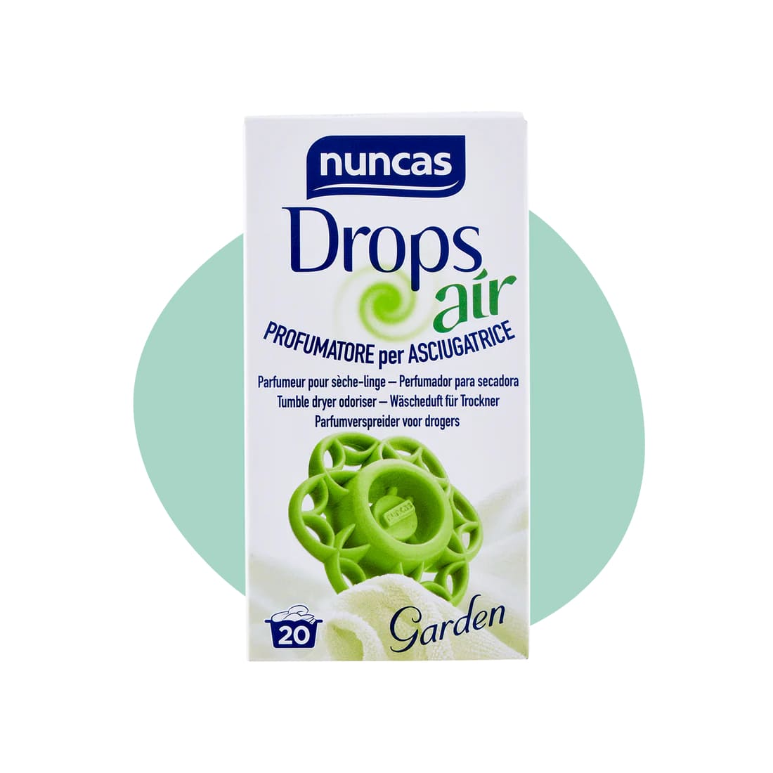 NUNCAS DROPS AIR PROFUMATORE ASCIUGATRICE 20 LAVAGGI GARDEN
