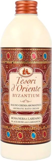TESORI D'ORIENTE BAGNO CREMA 500ML BYZANTIUM ROSA NERA E LABDANO