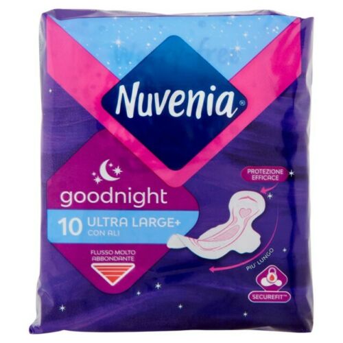 NUVENIA GOODNIGHT ULTRA LARGE+ X10 CON ALI FLUSSO MOLTO ABBONDANTE