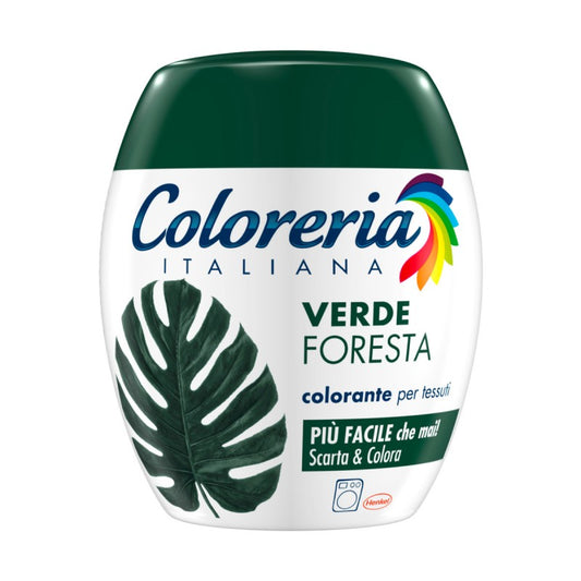 COLORERIA ITALIANA 350G COLORANTE TESSUTI VERDE FORESTA