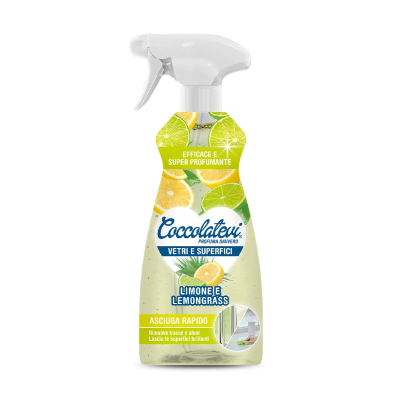 COCCOLATEVI VETRI E SUPERFICI SPRAY 625ML LIMONE E LEMONGRASS