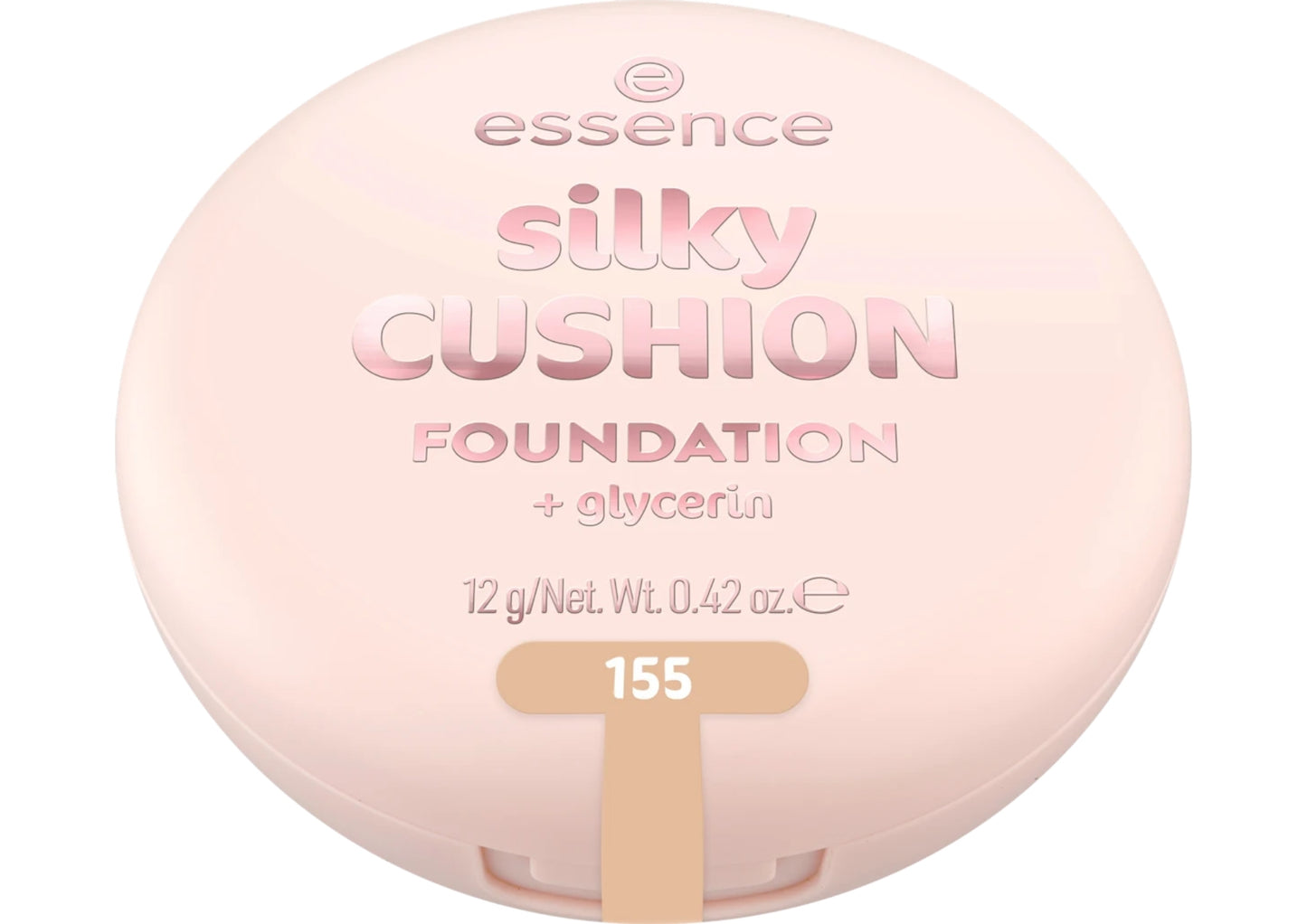 ESSENCE SILKY CUSHION FOUNDATION + GLYCERIN FONDOTINTA 12G 155