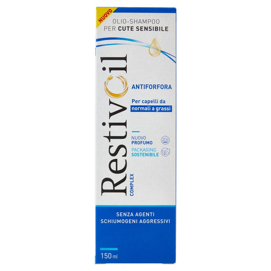 RESTIVOIL OLIO-SHAMPOO 150ML COMPLEX ANTIFORFORA CAPELLI DA NORMALI A GRASSI