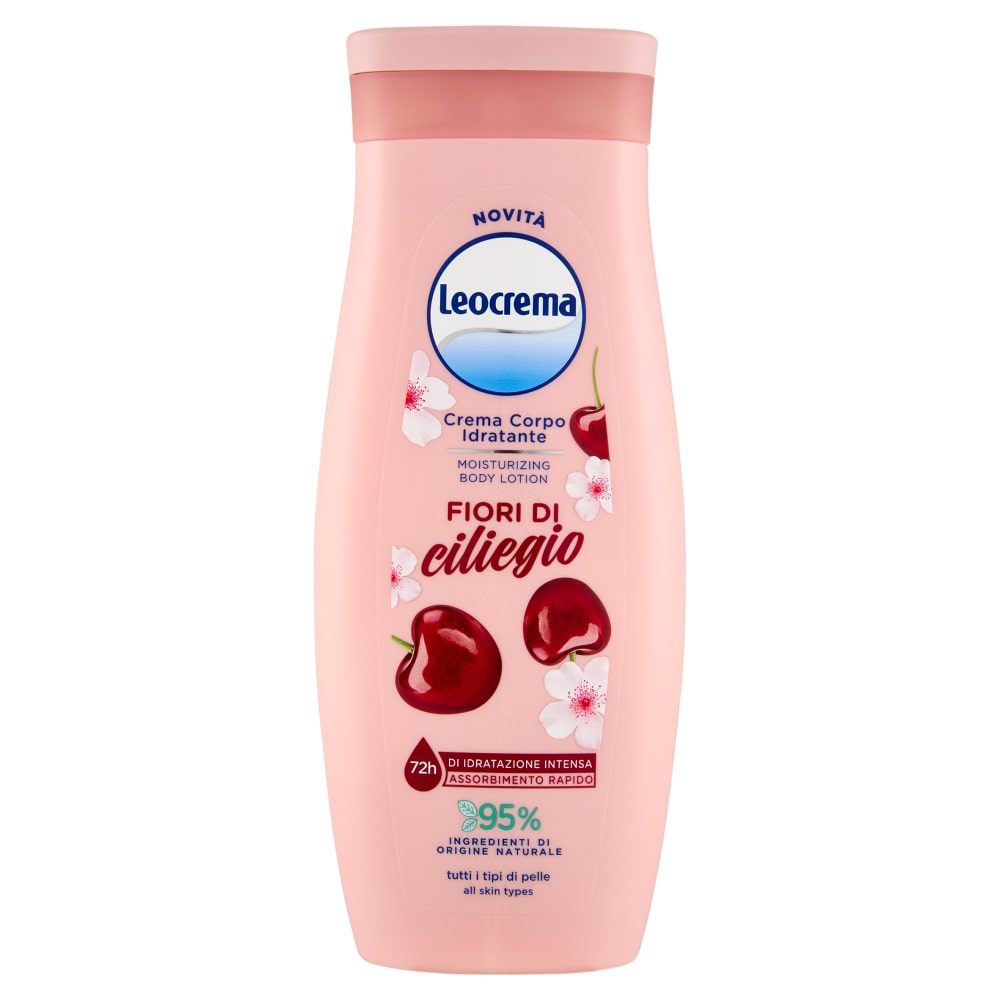 LEOCREMA CREMA CORPO IDRATANTE 72H 250ML FIORI DI CILIEGIO