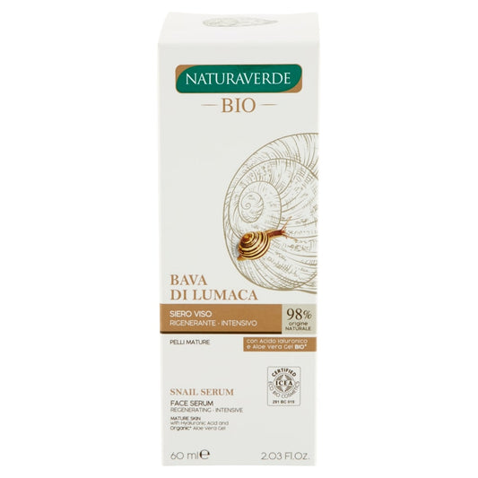 NATURAVERDE BIO BAVA DI LUMACA SIERO VISO RIGENERANTE INTENSIVO 60ML