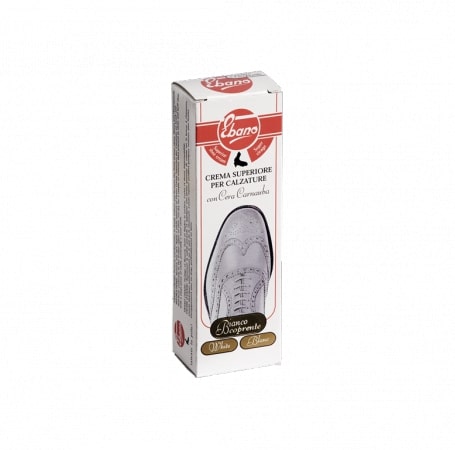 EBANO CREMA SUPERIORE PER CALZATURE 50ML BIANCO COPRENTE