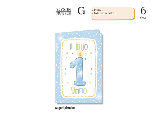 CROMO NB BIGLIETTO BAMBINO NUMERO 1 POIS NU.9828