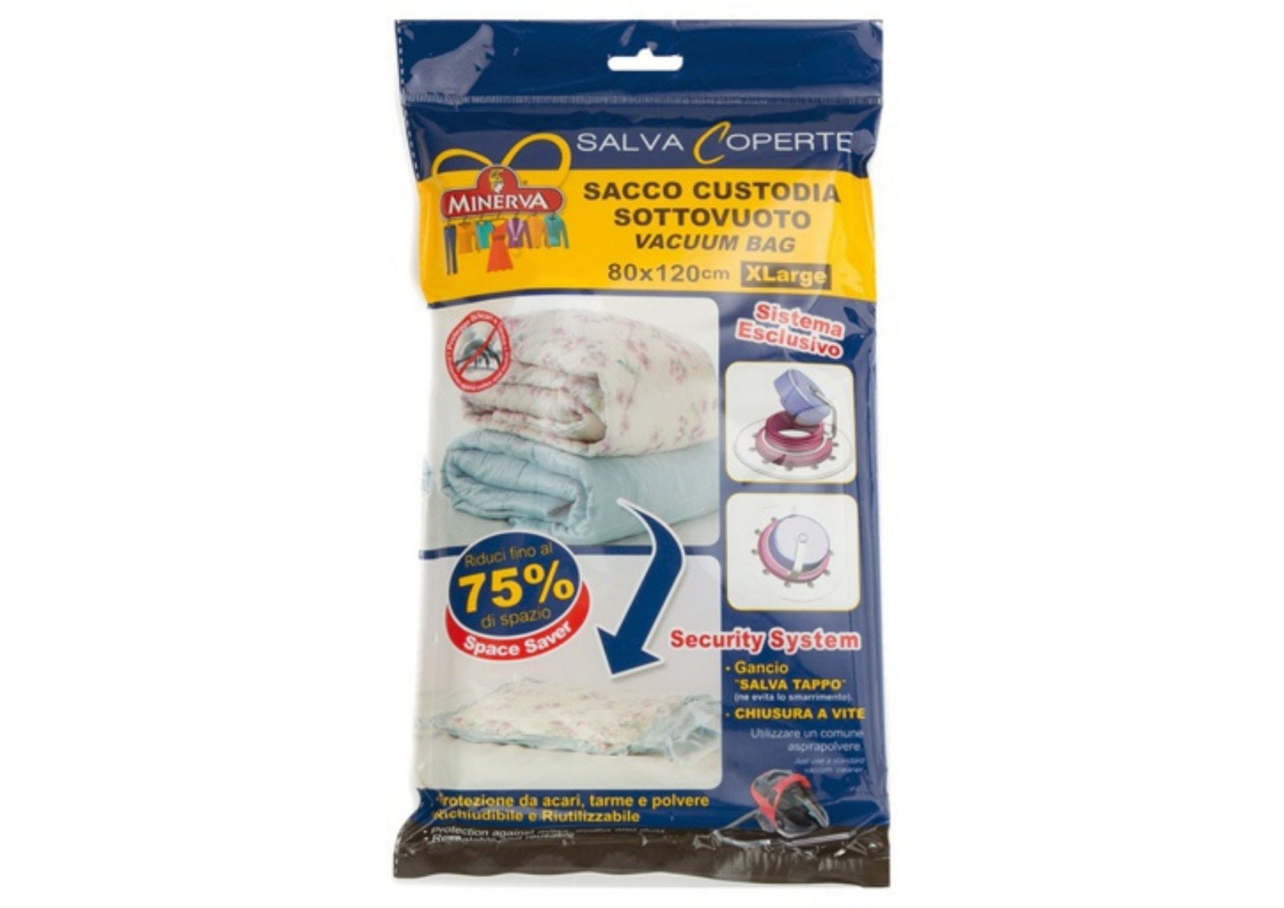 MINERVA SACCO CUSTODIA SOTTOVUOTO CM.80X120 XLARGE