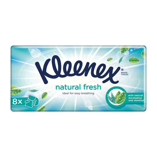 KLEENEX FAZZOLETTI NATURAL FRESH X8