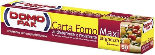 DOMOPAK CARTA FORNO MAXI LARGHEZZA 50M H.36CM