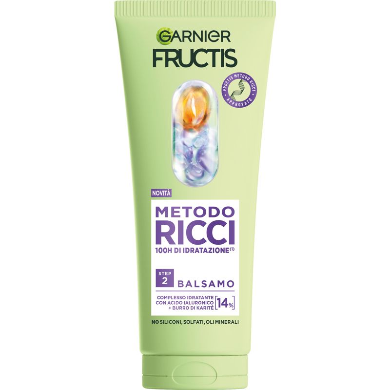 GARNIER FRUCTIS METODO RICCI STEP 2 BALSAMO 200ML 100H DI IDRATAZIONE