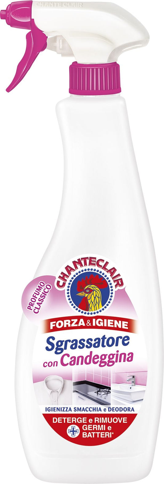 CHANTECLAIR SGRASSATORE EROGATORE 625ML FORZA&IGIENE CON CANDEGGINA PROFUMO CLASSICO